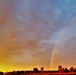 Rare rainbow forms over Fort McCoy in September 2022