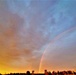 Rare rainbow forms over Fort McCoy in September 2022