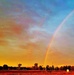 Rare rainbow forms over Fort McCoy in September 2022