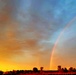 Rare rainbow forms over Fort McCoy in September 2022