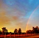 Rare rainbow forms over Fort McCoy in September 2022