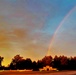 Rare rainbow forms over Fort McCoy in September 2022