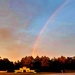 Rare rainbow forms over Fort McCoy in September 2022