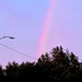 Rare rainbow forms over Fort McCoy in September 2022