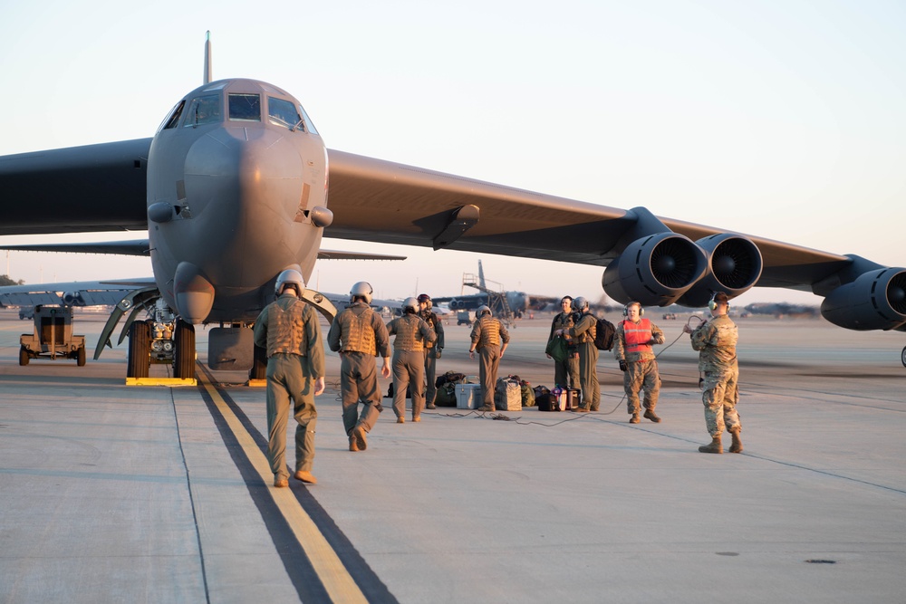 Barksdale B-52s fly high