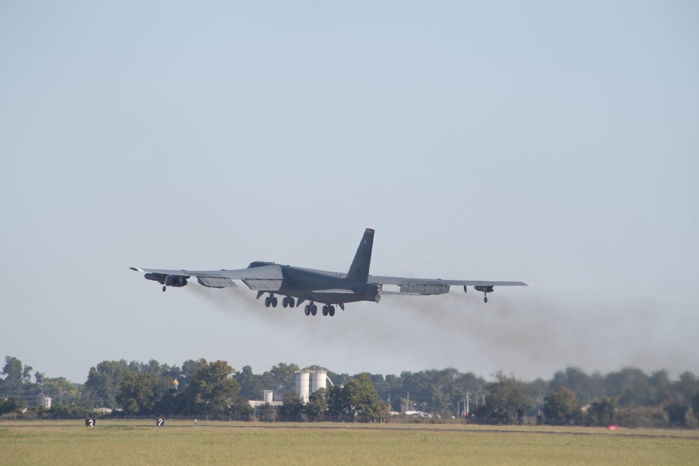 Barksdale B-52s fly high