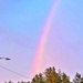 Rare rainbow forms over Fort McCoy in September 2022