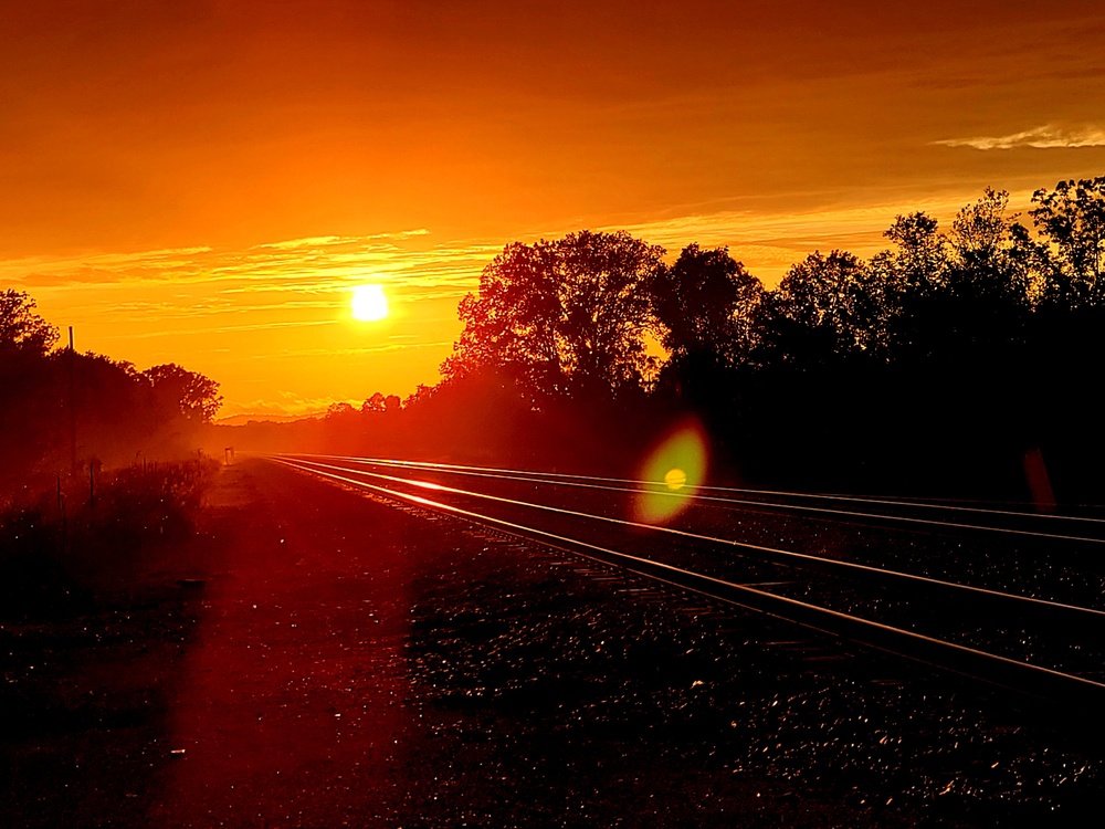 September sunset at Fort McCoy