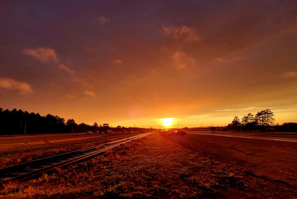 September sunset at Fort McCoy