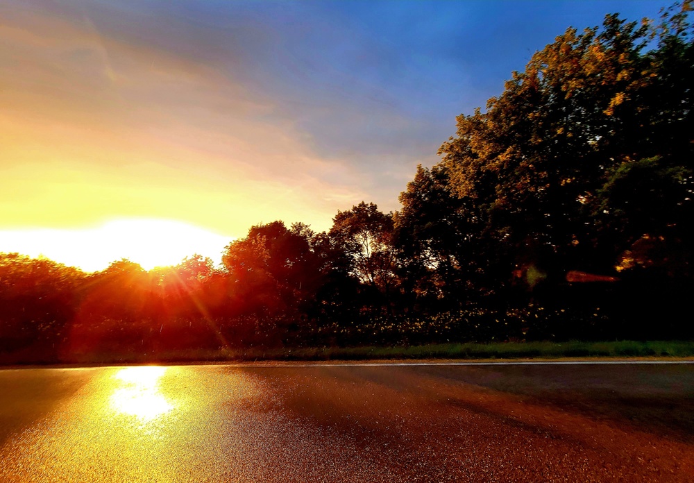 September sunset at Fort McCoy