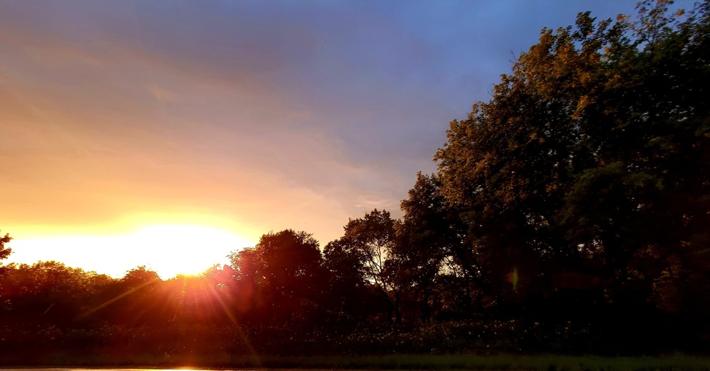 September sunset at Fort McCoy