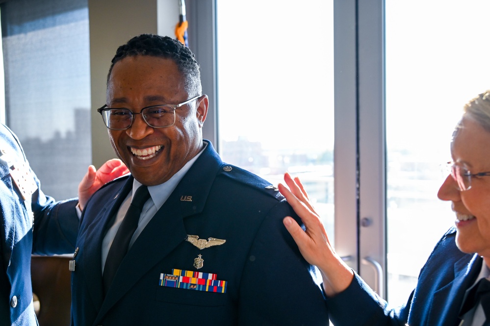 Col. Alvin Bradford promotes to colonel