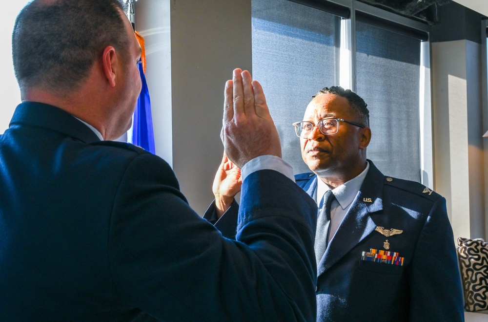 Col. Alvin Bradford promotes to colonel