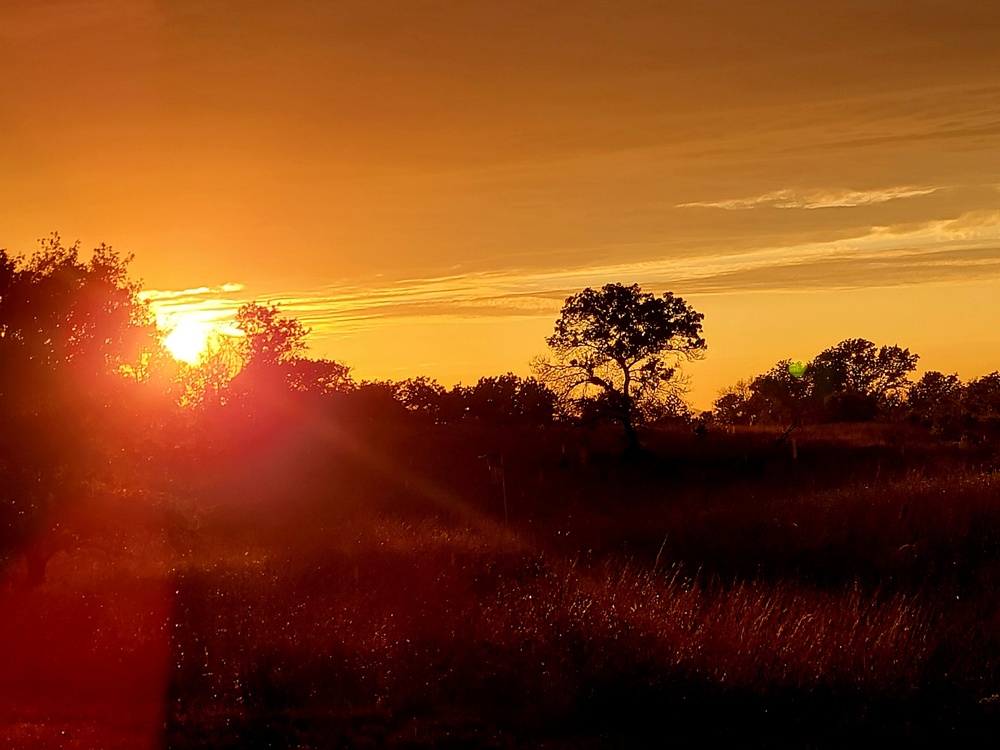 September sunset at Fort McCoy