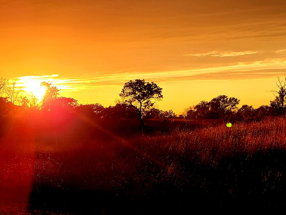 September sunset at Fort McCoy