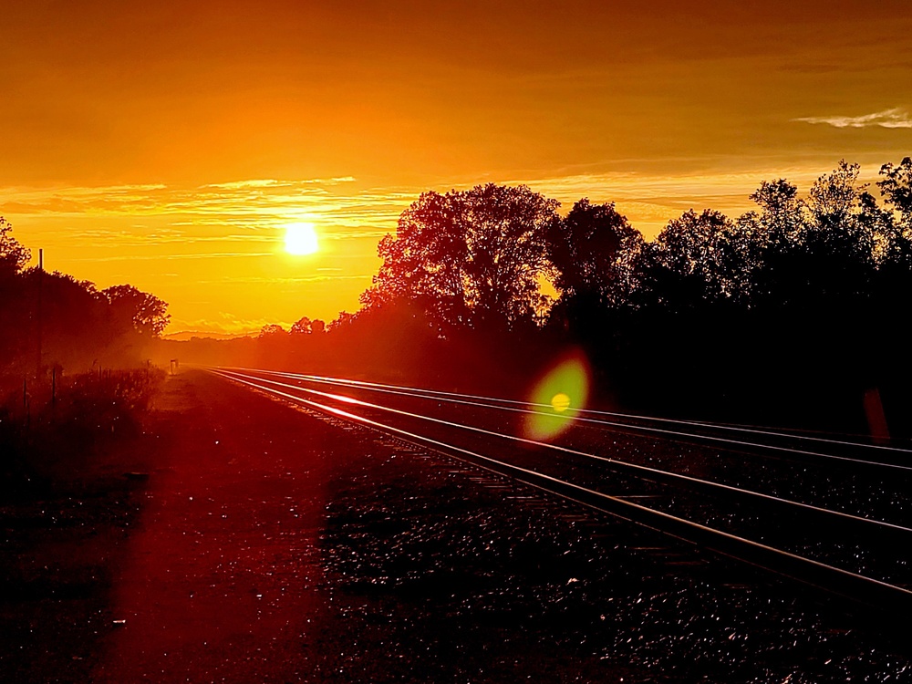 September sunset at Fort McCoy