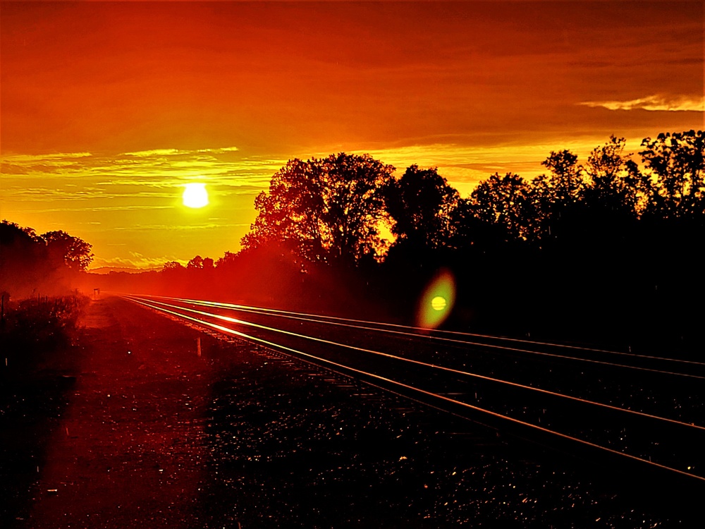 September sunset at Fort McCoy