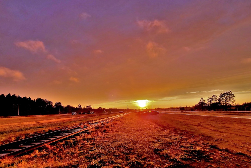 September sunset at Fort McCoy