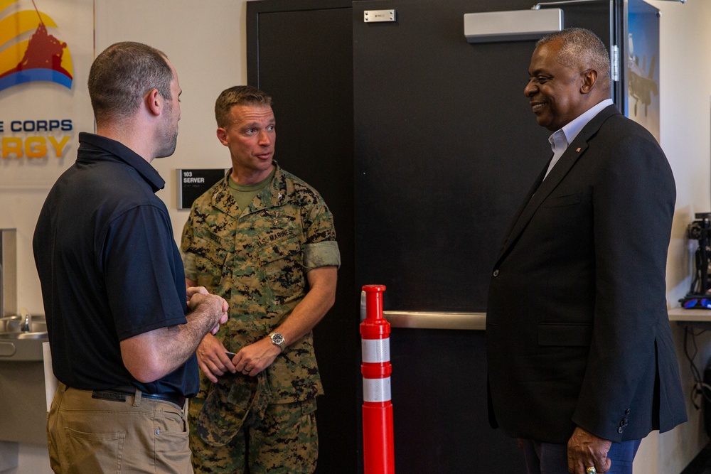 Secretary of Defense Visits MCAS Miramar