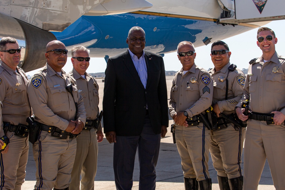 Secretary of Defense Visits MCAS Miramar