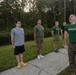 Gainesville Officer Candidates conduct physical fitness test