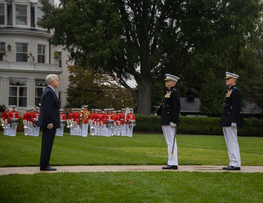 Marine Barracks Washington hosts a retirement ceremony for Lt. Gen. Steven R. Rudder.