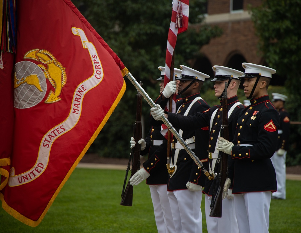 Marine Barracks Washington hosts a retirement ceremony for Lt. Gen. Steven R. Rudder.