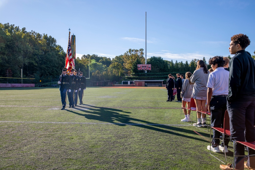 U.S. Army Drill Team St. John's College High School Performance Sept. 29, 2022
