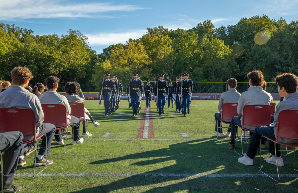 U.S. Army Drill Team St. John's College High School Performance Sept. 29, 2022