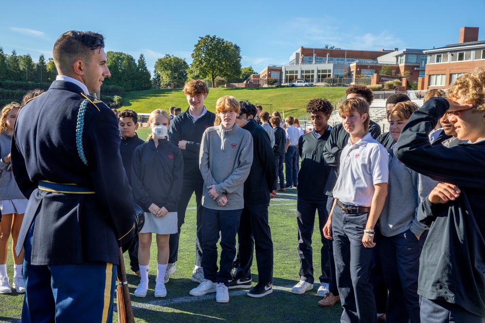 U.S. Army Drill Team St. John's College High School Performance Sept. 29, 2022