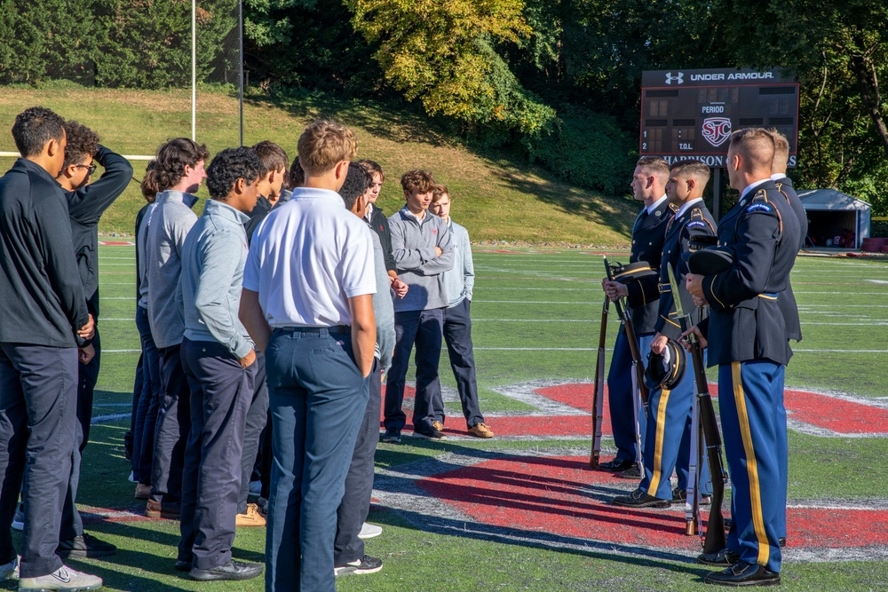 U.S. Army Drill Team St. John's College High School Performance Sept. 29, 2022