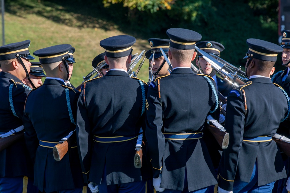 U.S. Army Drill Team St. John's College High School Performance Sept. 29, 2022