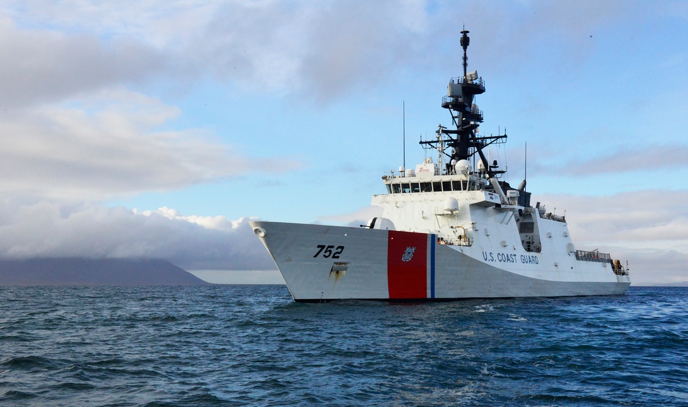 Coast Guard Cutter Stratton crew meets with local leaders in Savoonga, Alaska