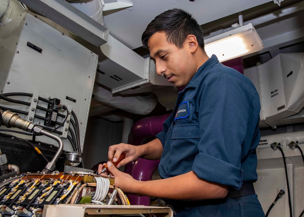 USS George H.W. Bush Conducts Maintenance