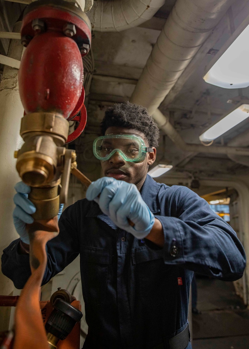 USS George H.W. Bush Conducts Maintenance