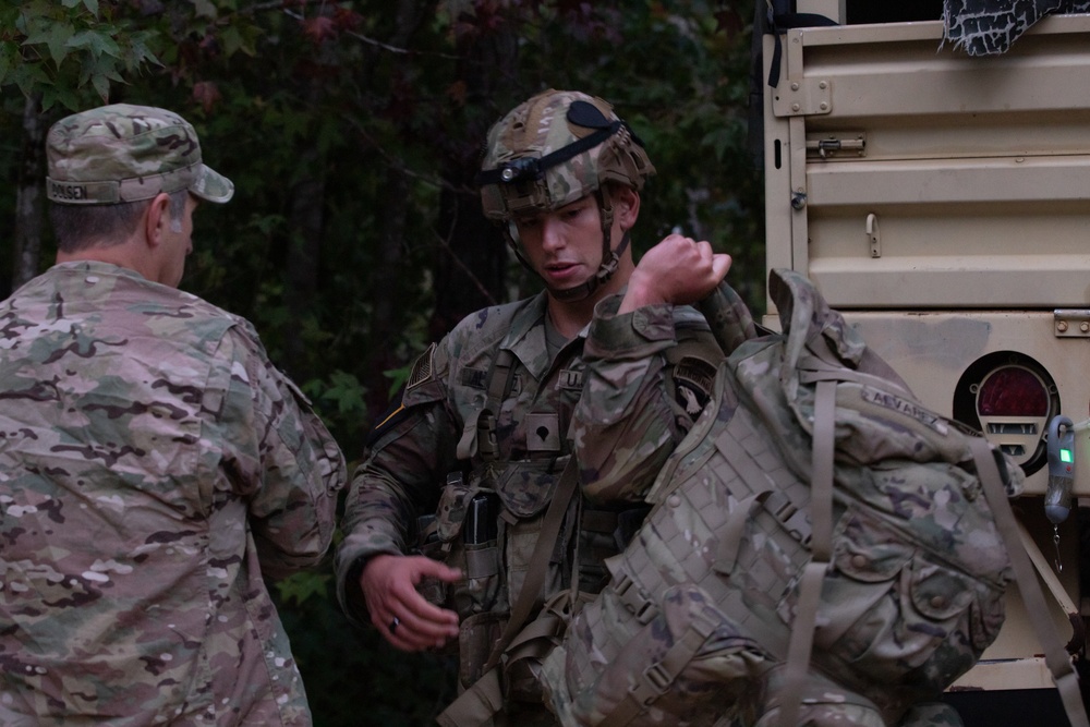 Army Best Squad Competition 12-Mile Foot March