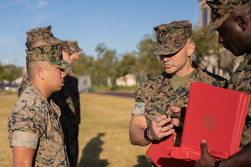 Promotion and Awards Ceremony at Marine Forces Reserve