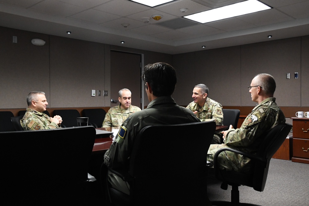 Lt. Gen. David Nahom visits 168th Wing