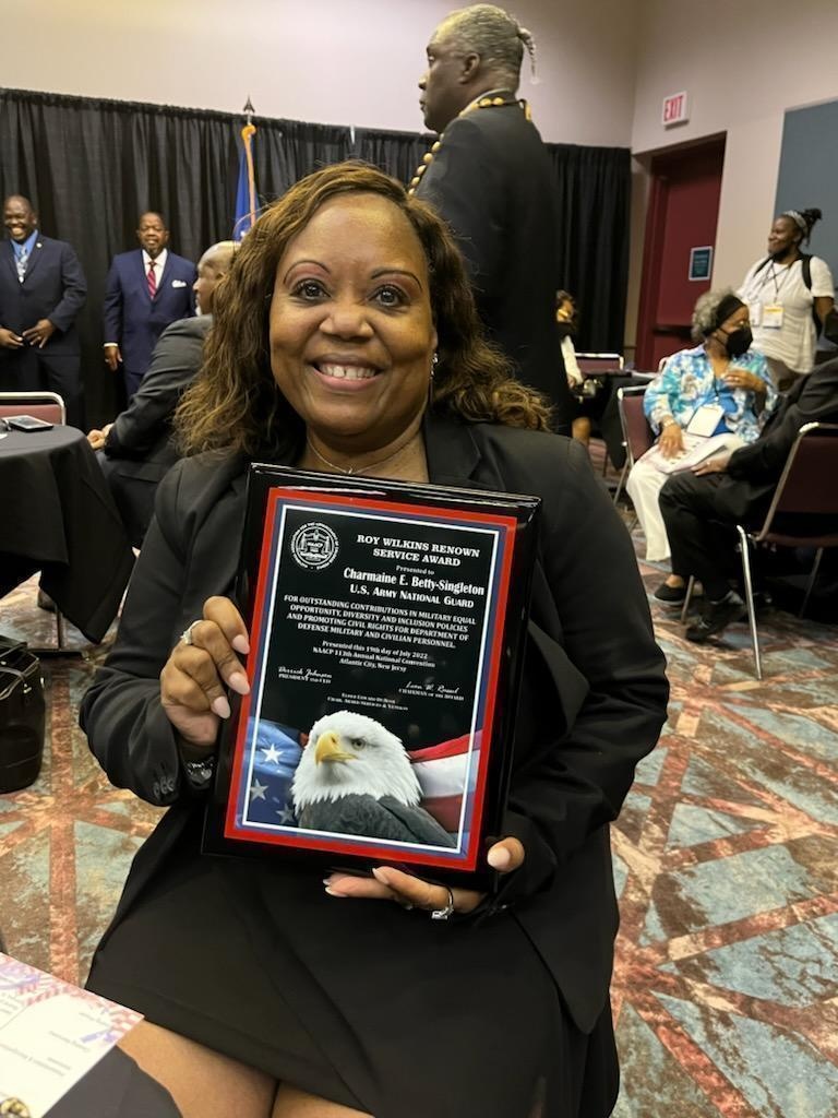 Retired Judge Advocate receives NAACP award