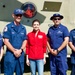 First Lady of Florida Casey DeSantis visits Coast Guard members in the wake of Hurricane Ian