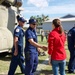 First Lady of Florida Casey DeSantis visits Coast Guard members in the wake of Hurricane Ian