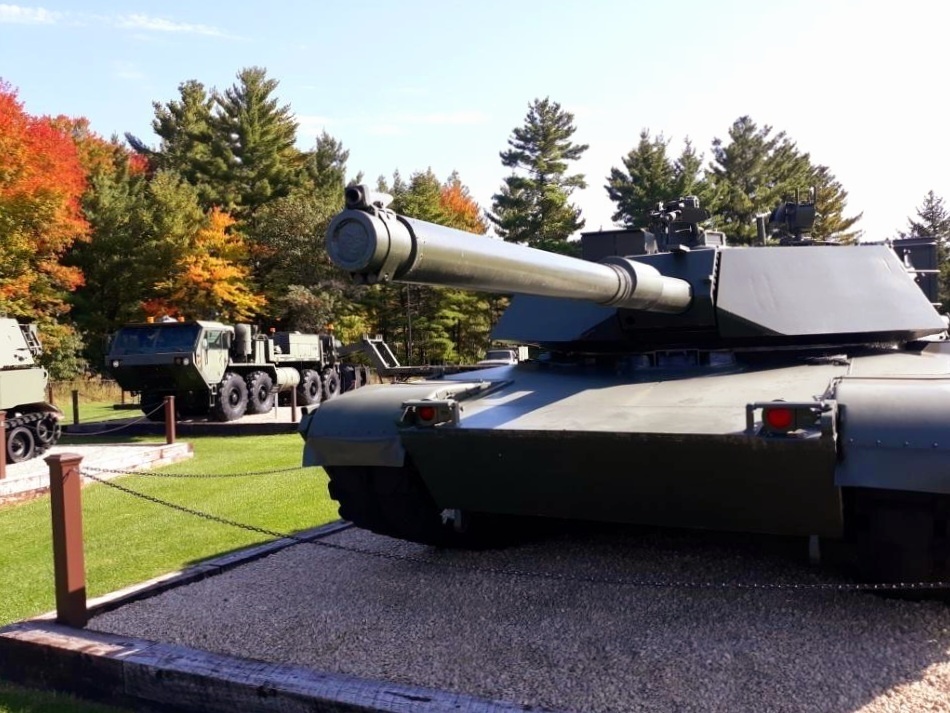 2022 Fall Colors at Fort McCoy's Equipment Park in historic Commemorative Area