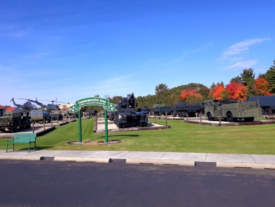 2022 Fall Colors at Fort McCoy's Equipment Park in historic Commemorative Area