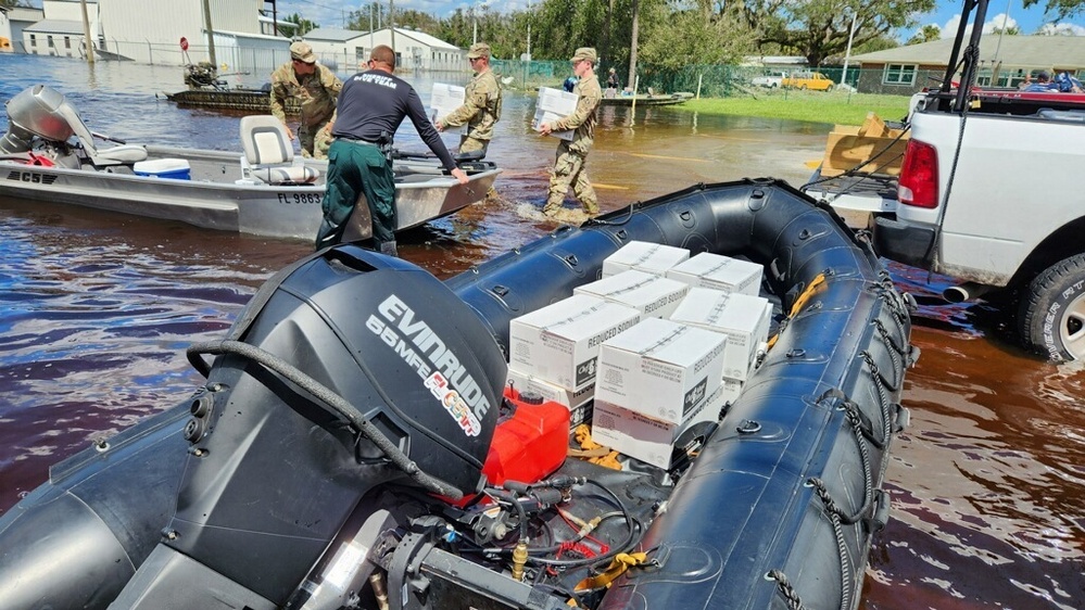 Florida CERF-P deliver supplies to citizens affected by Hurricane Ian