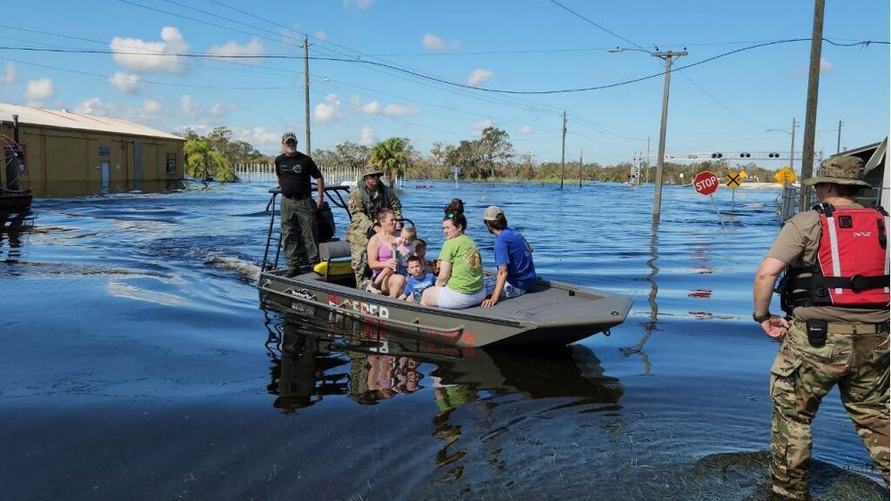 Florida CERF-P deliver supplies to citizens affected by Hurricane Ian