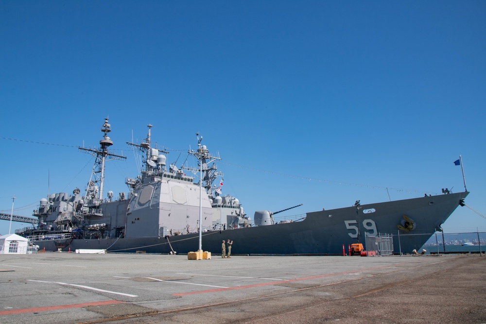 USS Fitzgerald Arrives in San Francisco