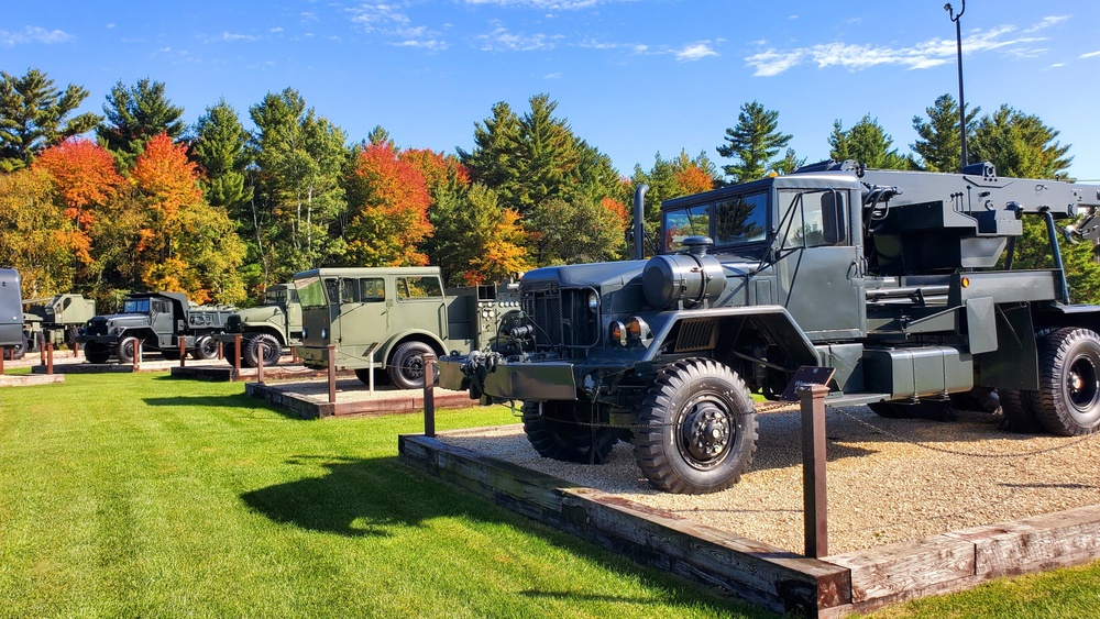 2022 Fall Colors at Fort McCoy's Equipment Park in historic Commemorative Area