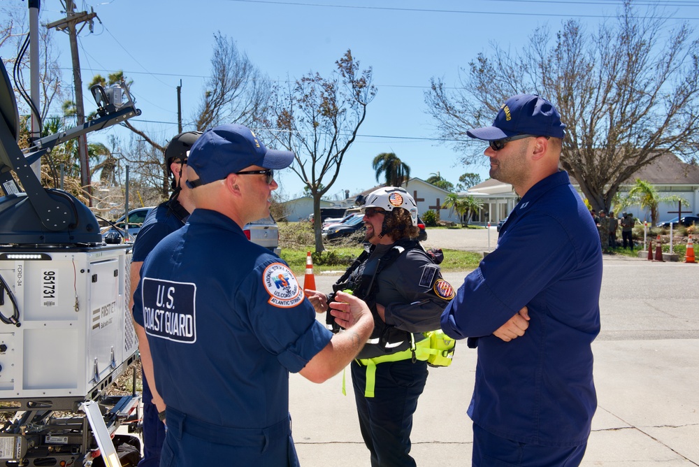 Coast Guard conducts search and rescue post Hurricane Ian landfall