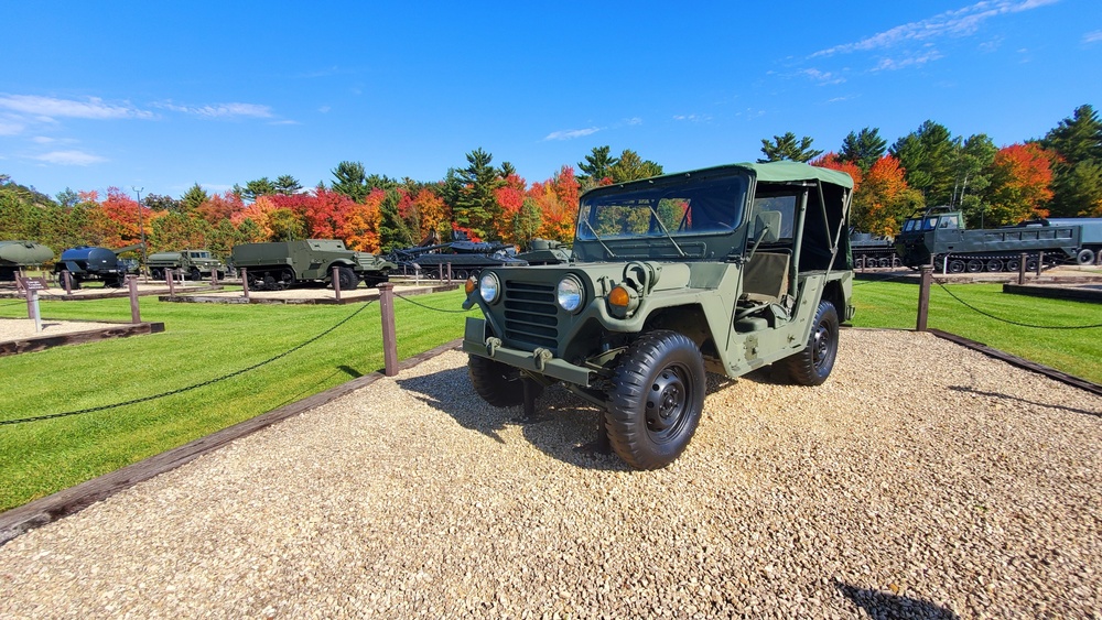 2022 Fall Colors at Fort McCoy's Equipment Park in historic Commemorative Area