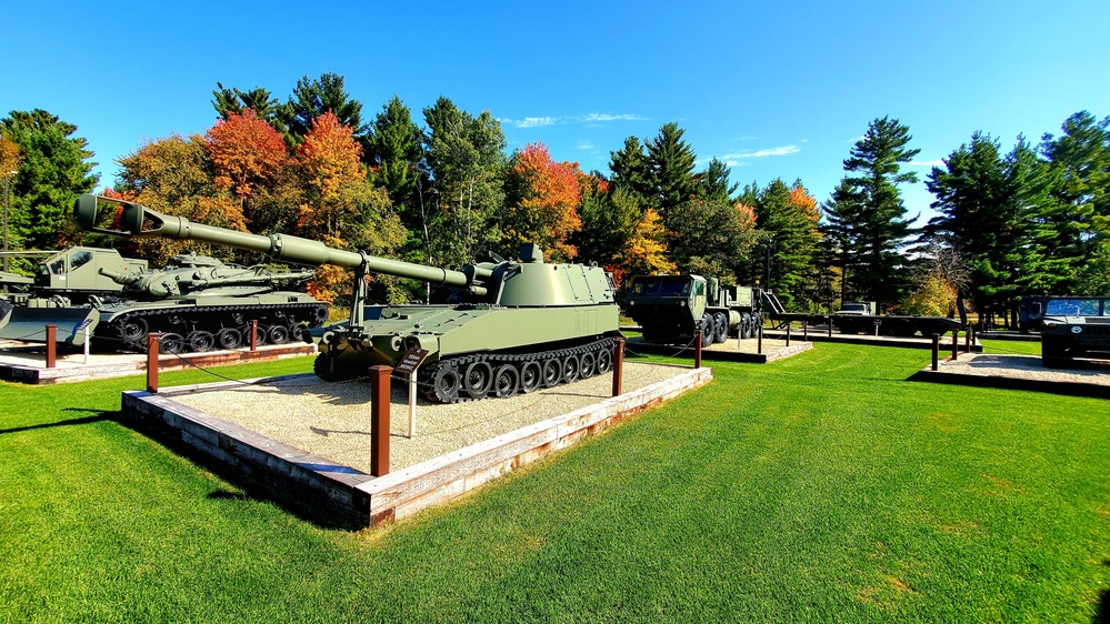 2022 Fall Colors at Fort McCoy's Equipment Park